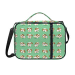 Cartoon Shih Tzu Pattern Print Shoulder Strap Bible Bag