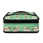 Cartoon Shih Tzu Pattern Print Small Lunch Bag