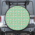 Cartoon Shih Tzu Pattern Print Tire Cover