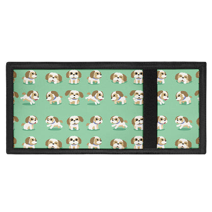 Cartoon Shih Tzu Pattern Print Trifold Wallet