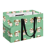 Cartoon Shih Tzu Pattern Print Utility Tote Bag