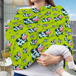 Cartoon Smiley Cow Pattern Print Baby Seat Cover