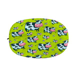 Cartoon Smiley Cow Pattern Print Car Side Mirror Covers
