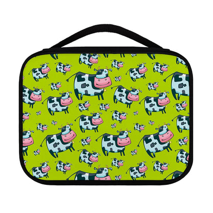 Cartoon Smiley Cow Pattern Print Classic Bible Case