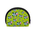Cartoon Smiley Cow Pattern Print Coin Purse