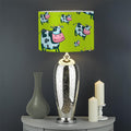 Cartoon Smiley Cow Pattern Print Drum Lamp Shade