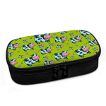 Cartoon Smiley Cow Pattern Print Insulin Cooler Travel Case