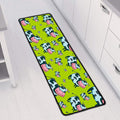 Cartoon Smiley Cow Pattern Print Long Kitchen Mat
