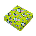 Cartoon Smiley Cow Pattern Print Outdoor Seat Cushion Cover