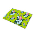Cartoon Smiley Cow Pattern Print Pet Cooling Mat Cover