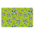 Cartoon Smiley Cow Pattern Print Polyester Doormat