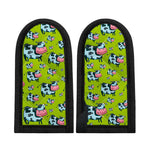 Cartoon Smiley Cow Pattern Print Skillet Handle Cover