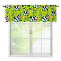 Cartoon Smiley Cow Pattern Print Window Valance