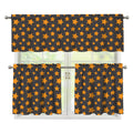 Cartoon Star Pattern Print 3 Piece Kitchen Curtains