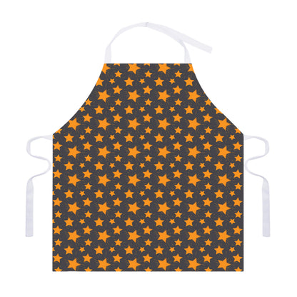 Cartoon Star Pattern Print Adjustable Apron