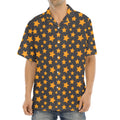 Cartoon Star Pattern Print Aloha Shirt
