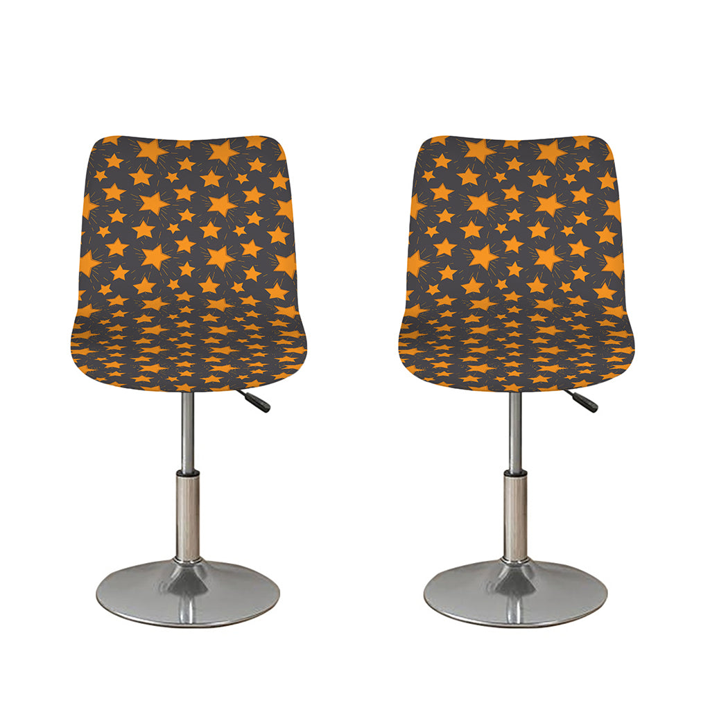 Cartoon Star Pattern Print Bar Stool Covers