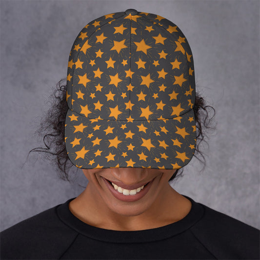 Cartoon Star Pattern Print Baseball Cap