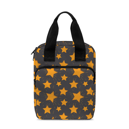 Cartoon Star Pattern Print Bible Tote Bag