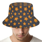 Cartoon Star Pattern Print Bucket Hat