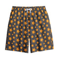 Cartoon Star Pattern Print Cotton Shorts