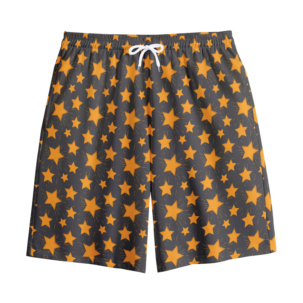 Cartoon Star Pattern Print Cotton Shorts