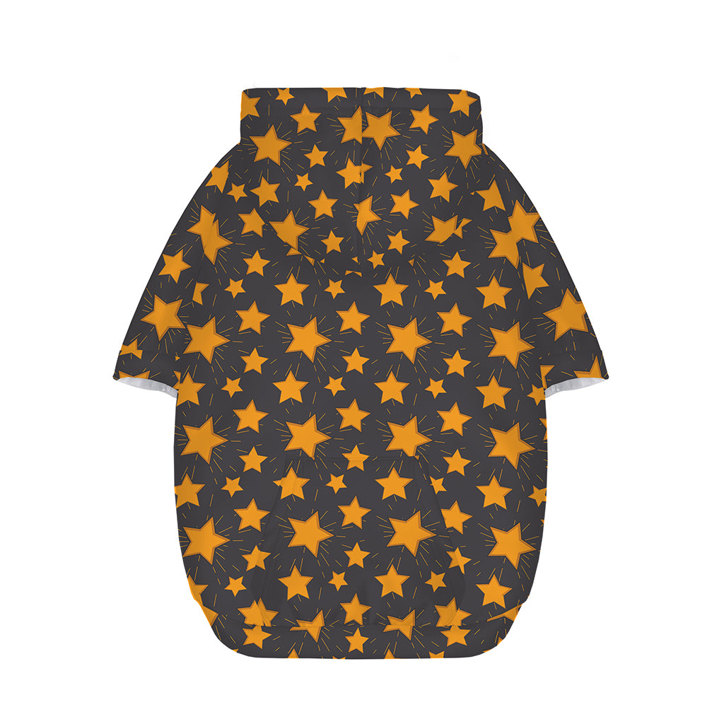 Cartoon Star Pattern Print Dog Zip Up Hoodie