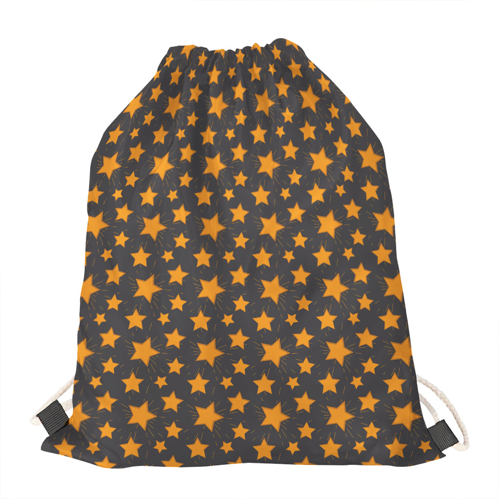 Cartoon Star Pattern Print Drawstring Bag