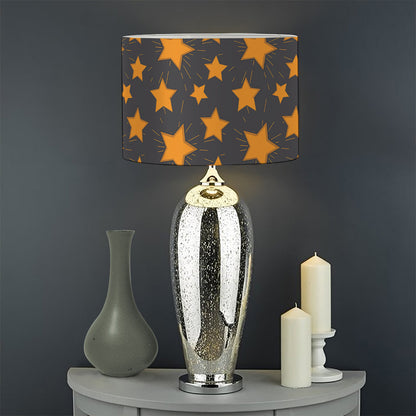 Cartoon Star Pattern Print Drum Lamp Shade