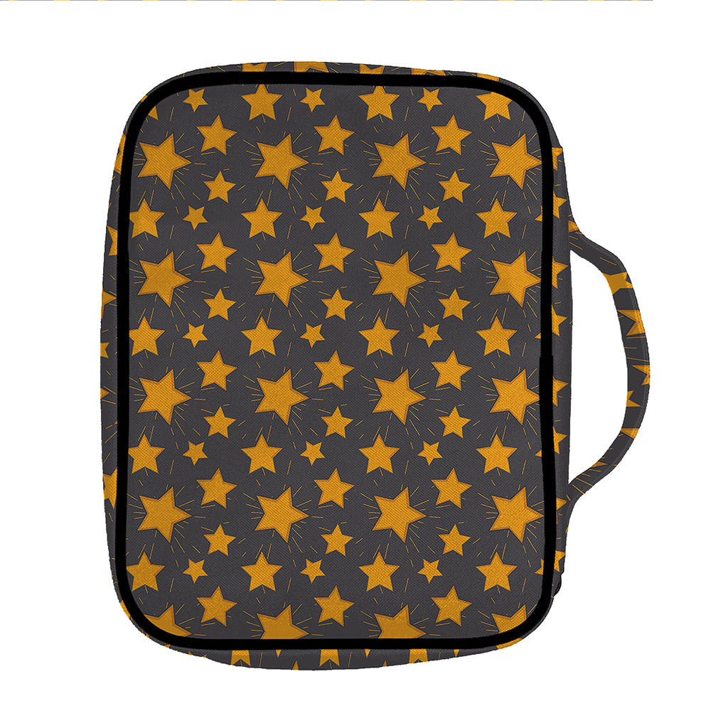 Cartoon Star Pattern Print Front Pocket Bible Bag