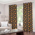 Cartoon Star Pattern Print Grommet Curtains
