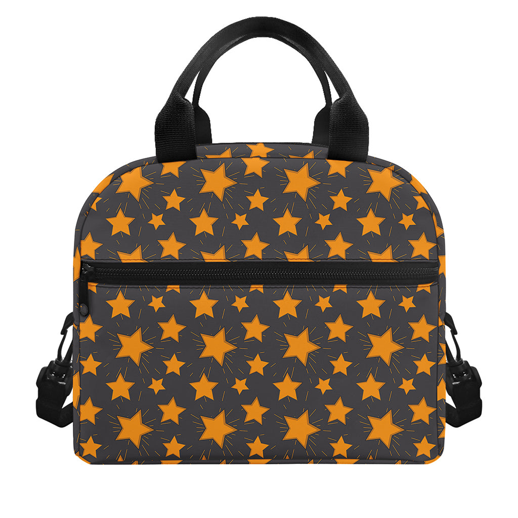 Cartoon Star Pattern Print Insulated Lunch Bag