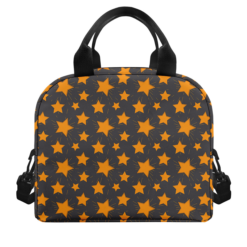 Cartoon Star Pattern Print Insulated Lunch Bag