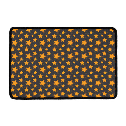 Cartoon Star Pattern Print Kitchen Mat