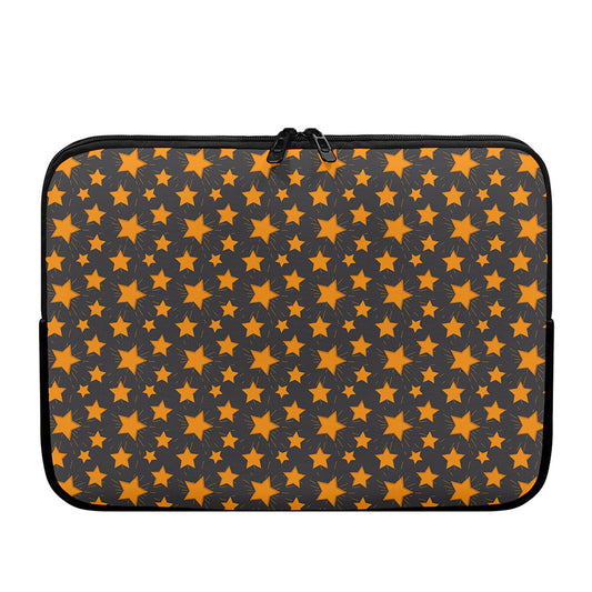 Cartoon Star Pattern Print Laptop Sleeve