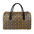 Cartoon Star Pattern Print Leather Duffel Bag