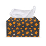 Cartoon Star Pattern Print Leather Tissue Box Cover