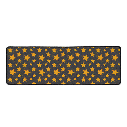 Cartoon Star Pattern Print Long Kitchen Mat
