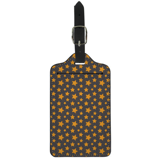 Cartoon Star Pattern Print Luggage Tag