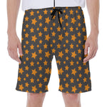 Cartoon Star Pattern Print Men's Beach Shorts