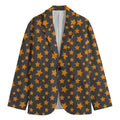 Cartoon Star Pattern Print Men's Blazer