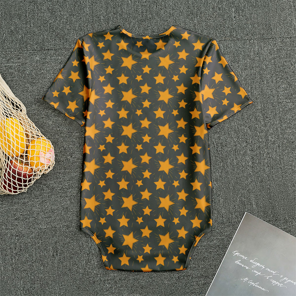 Cartoon Star Pattern Print Men's Bodysuit