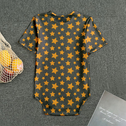 Cartoon Star Pattern Print Men's Bodysuit