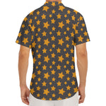 Cartoon Star Pattern Print Men's Deep V-Neck Shirt