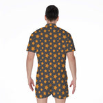Cartoon Star Pattern Print Men's Rompers