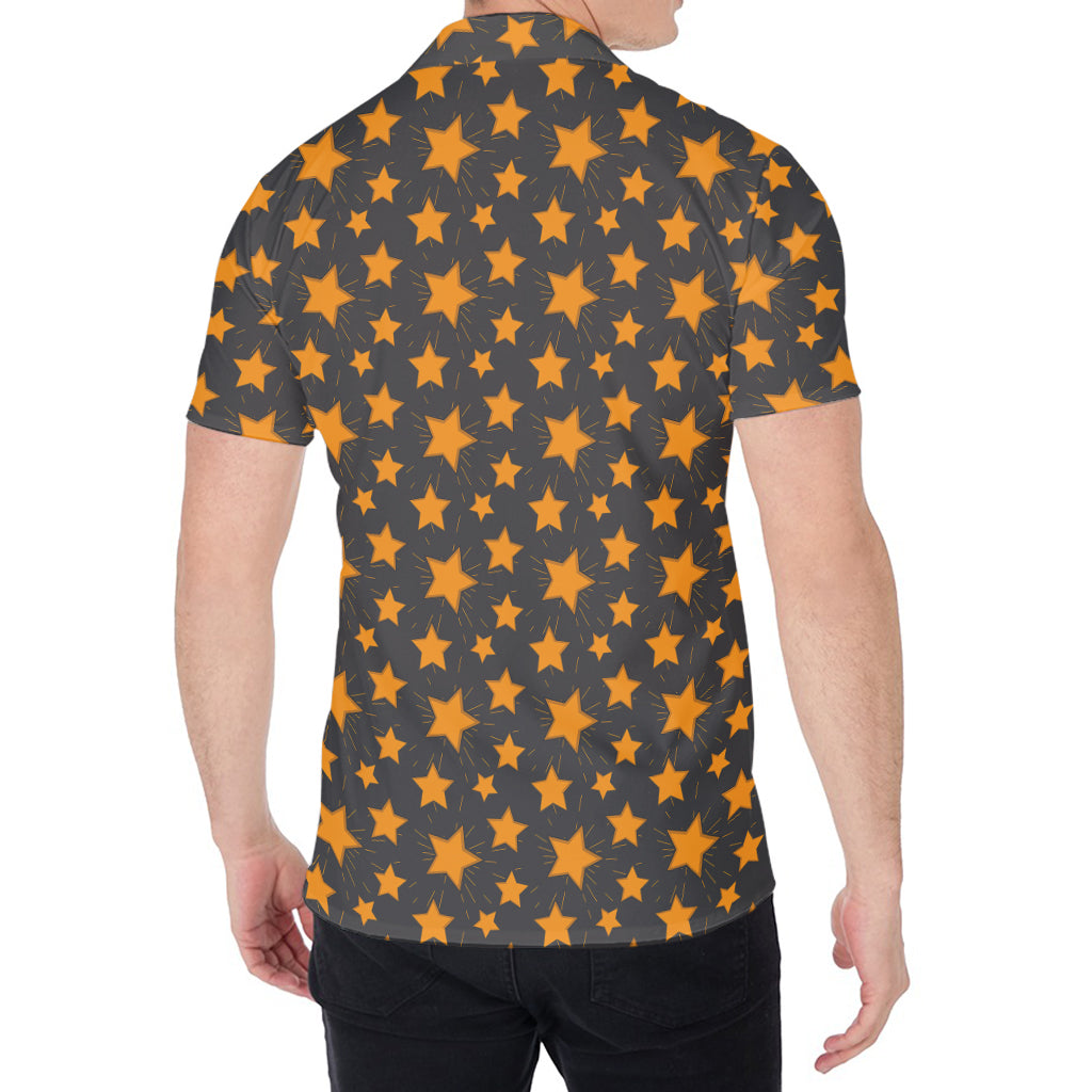 Cartoon Star Pattern Print Men's Shirt