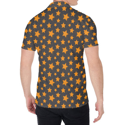 Cartoon Star Pattern Print Men's Shirt