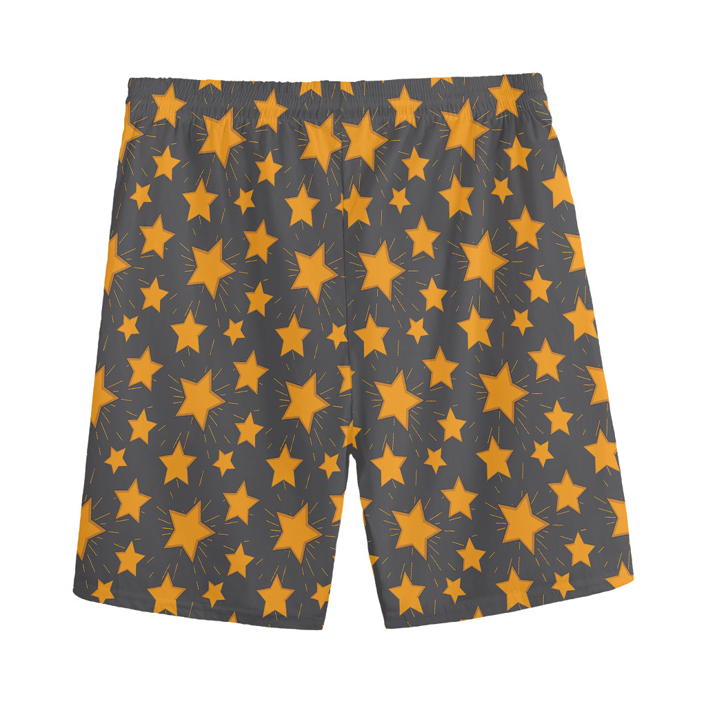 Cartoon Star Pattern Print Men's Sports Shorts