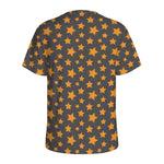 Cartoon Star Pattern Print Men's Sports T-Shirt