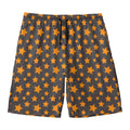 Cartoon Star Pattern Print Men's Swim Trunks